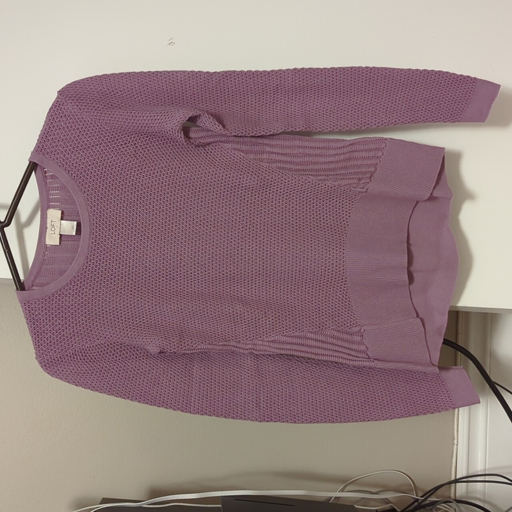LOFT Knit Texture Sweater